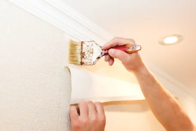 Pose de papier peint à Osthouse — revêtements muraux et toiles de verre